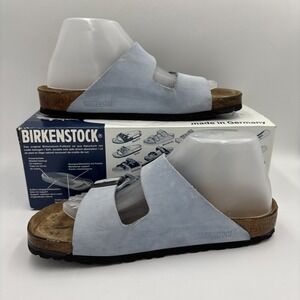 Birkenstock Arizona sandals EU 40 leather suede amethyst purple W9 M7